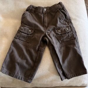 Janie and Jack Brown Cargo Shorts